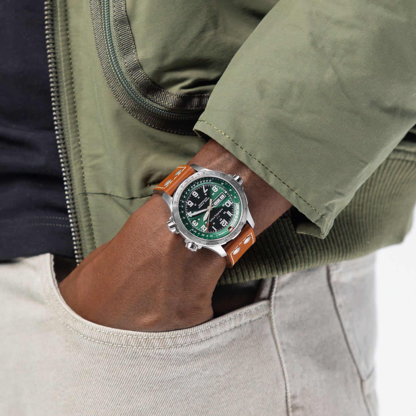 Hamilton Khaki Aviation X-Wind Day Date Automatic 45mm H77735560