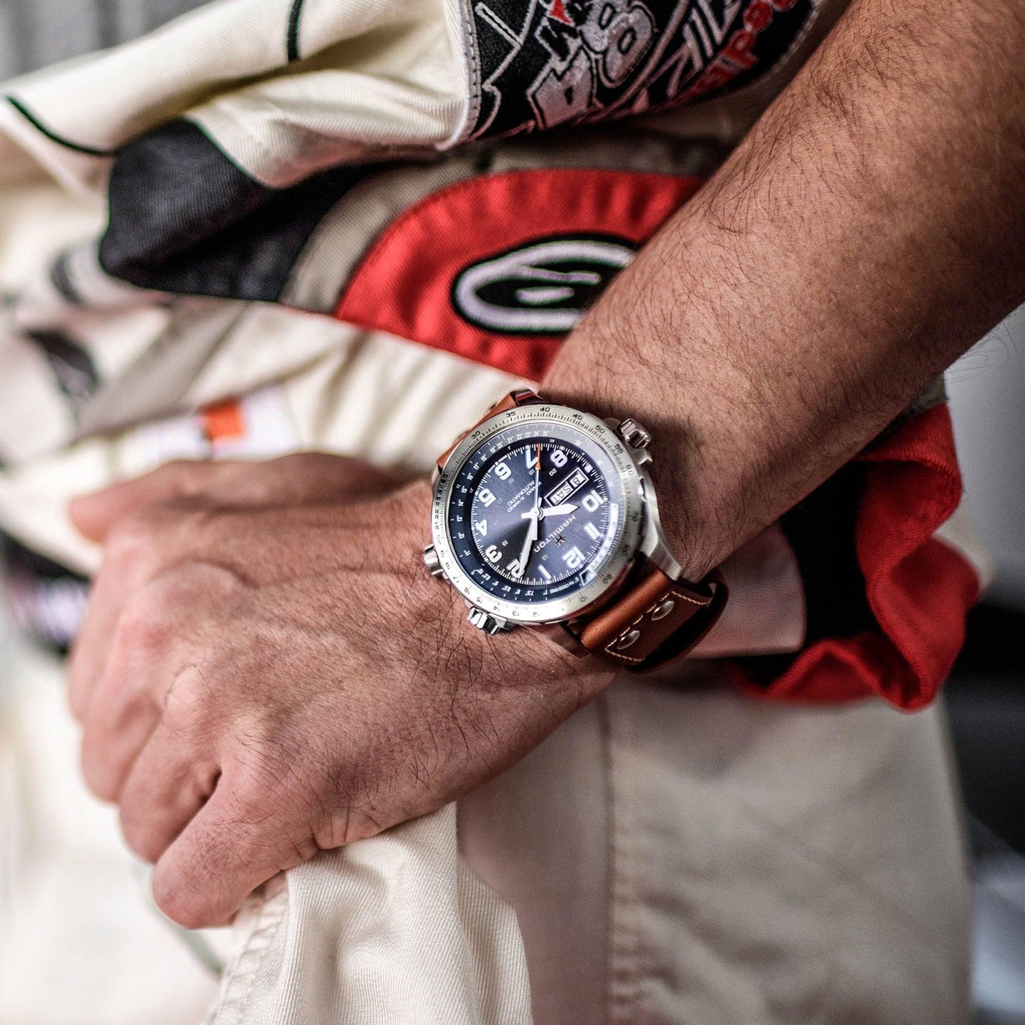 Hamilton Khaki Aviation X-Wind Day Date Auto Automatic 45mm H77765541