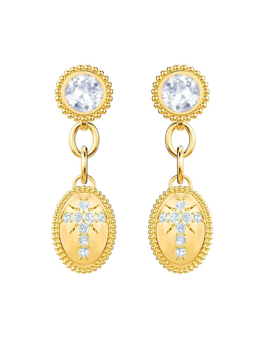 Magnetic Earrings Swarovski gold plating 5416776