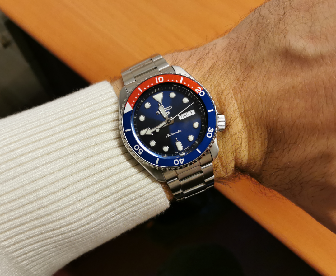 Seiko SRPD53 5 Sports Automatic SKX Sports Style 'Pepsi" SRPD53K1