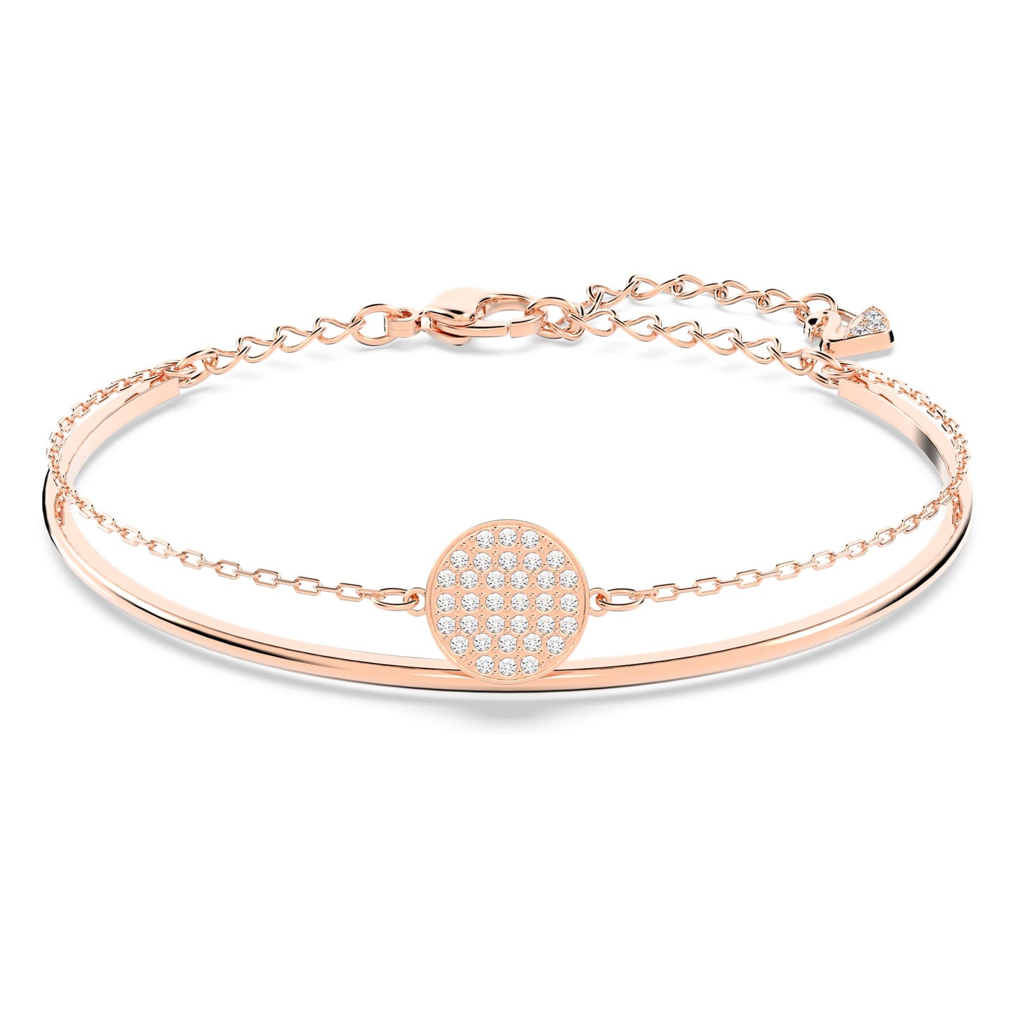 Sublima bangle White, Rose gold-tone plated 5274892