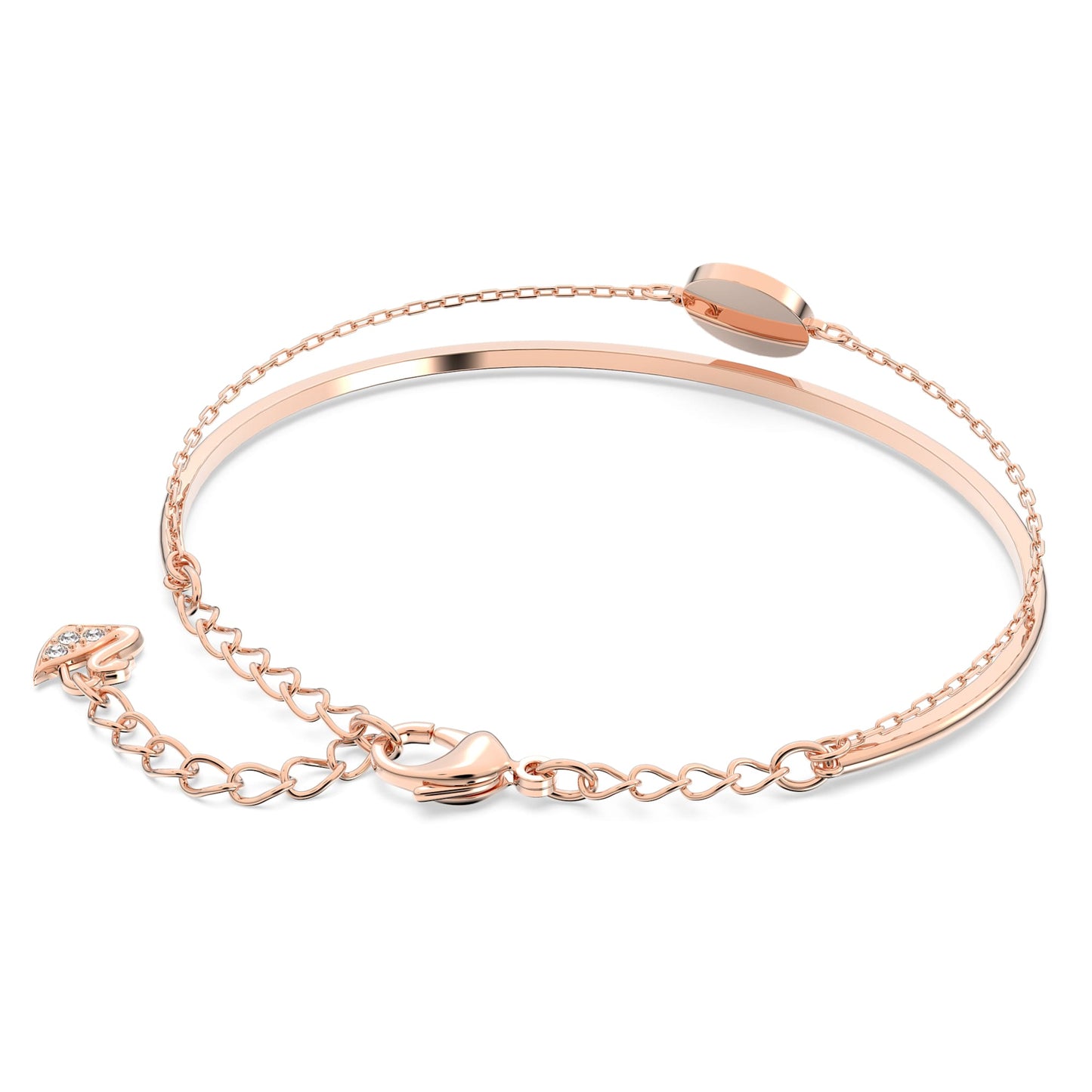 Sublima bangle White, Rose gold-tone plated 5274892
