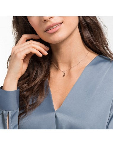 Swarovski Set Naughty rose gold plated necklace and earrings 5506761