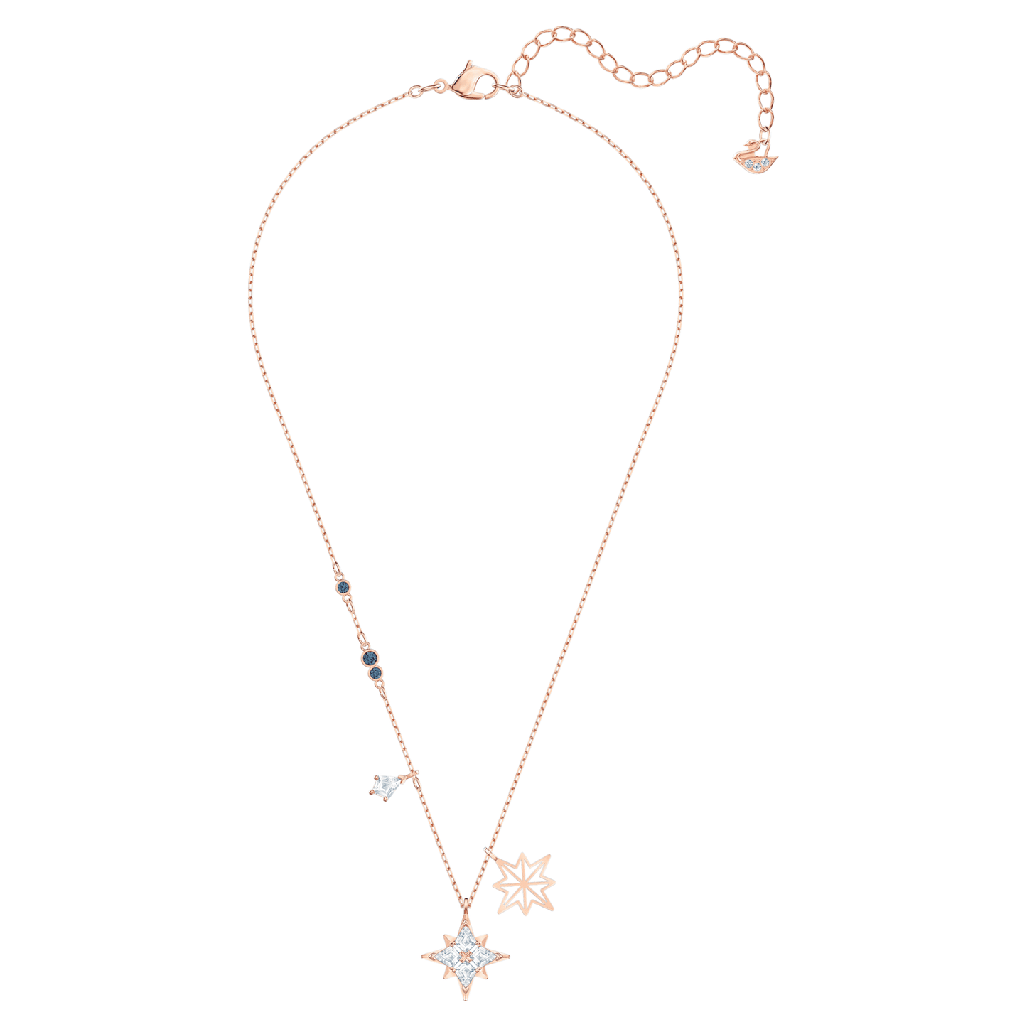 Symbolica pendant Star, White, Rose gold-tone plated 5494352