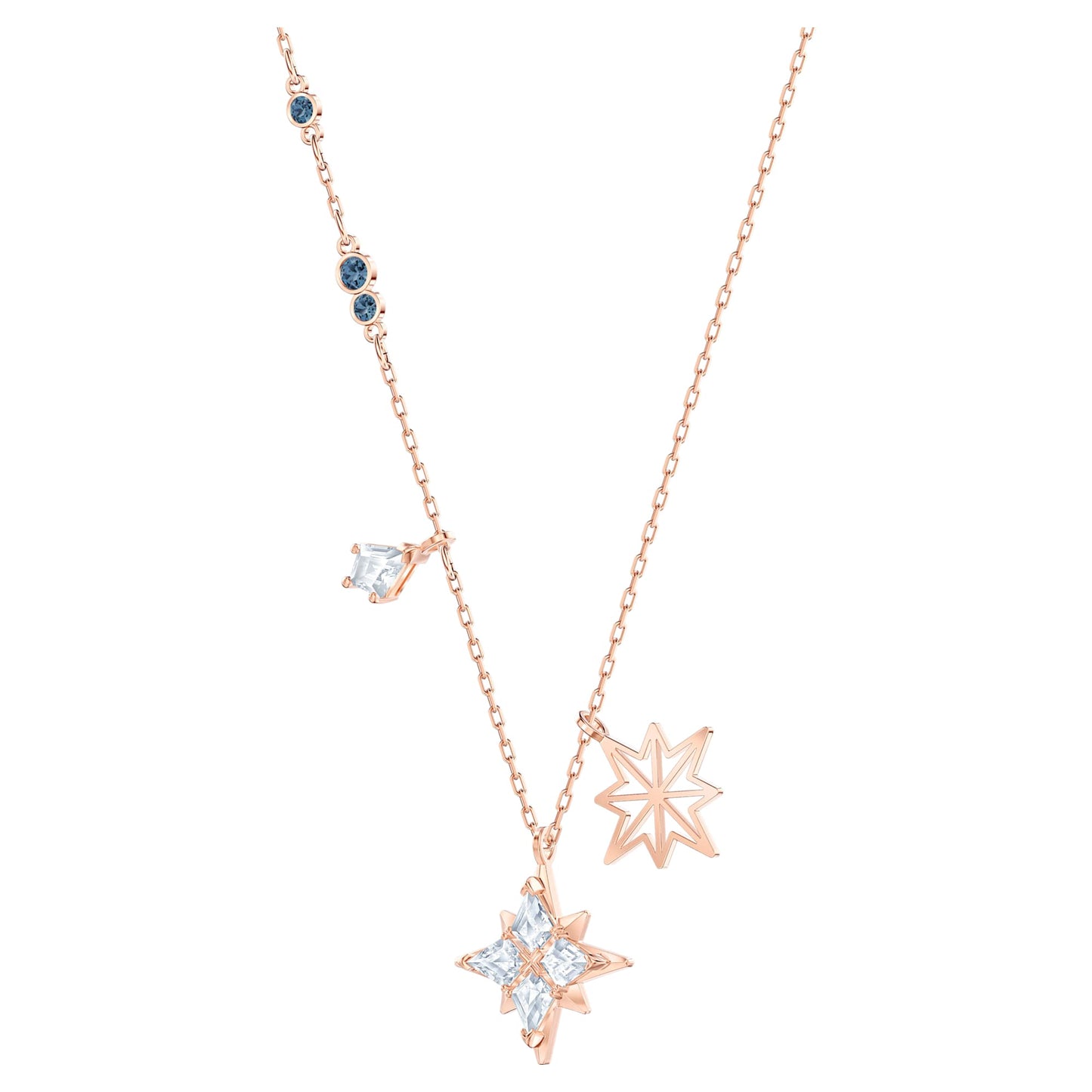 Symbolica pendant Star, White, Rose gold-tone plated 5494352