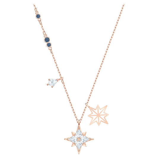 Symbolica pendant Star, White, Rose gold-tone plated 5494352