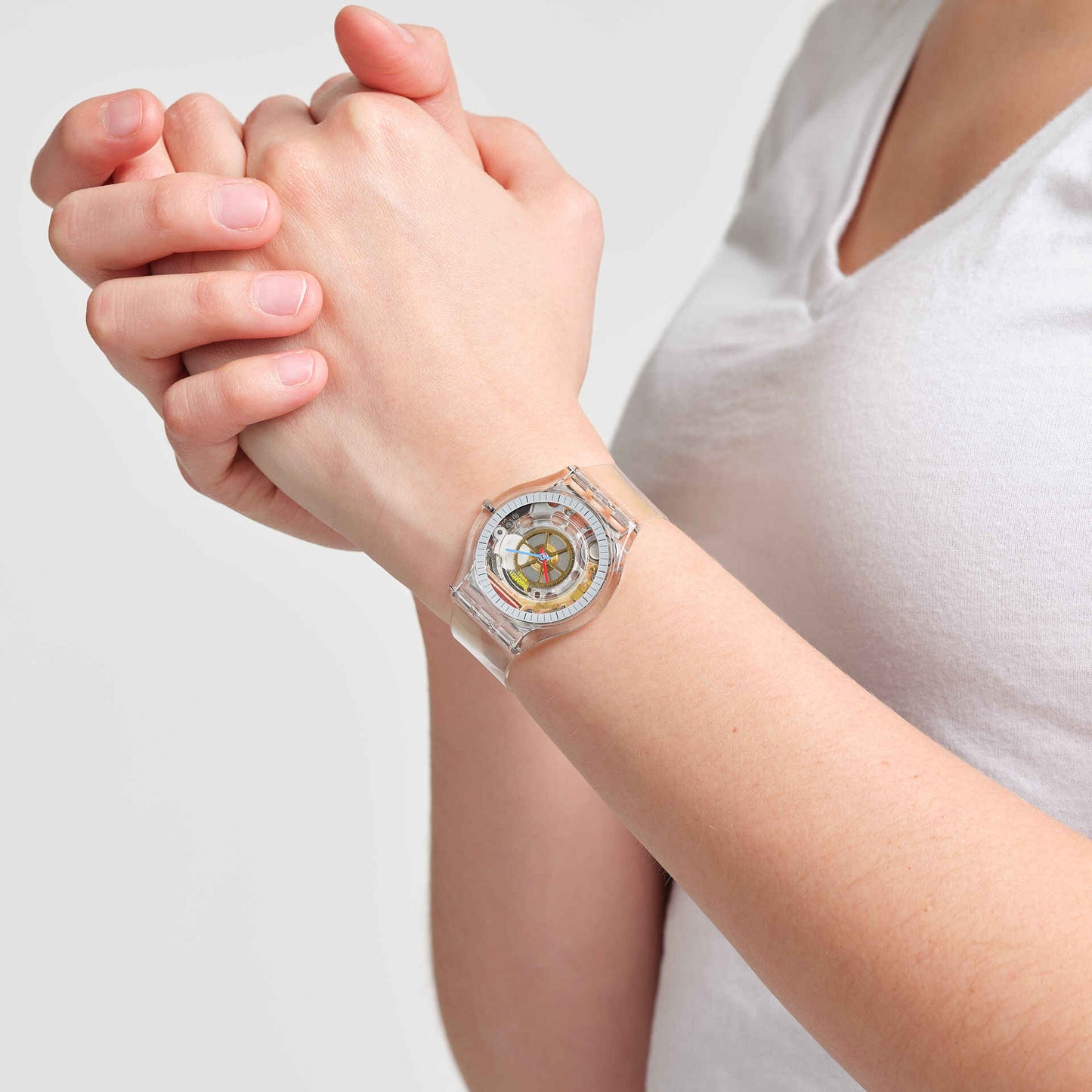 SWATCH SS08K109-S06 SS08K109 CLEARLY SKIN
