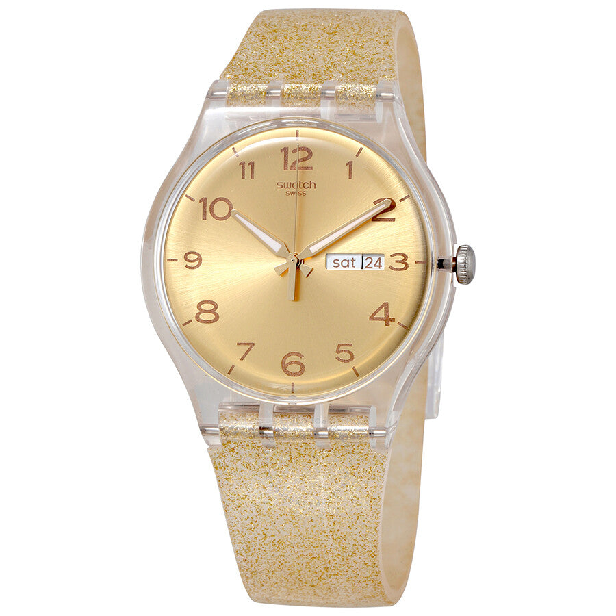 SWATCH SUOK704 GOLDEN SPARKLE