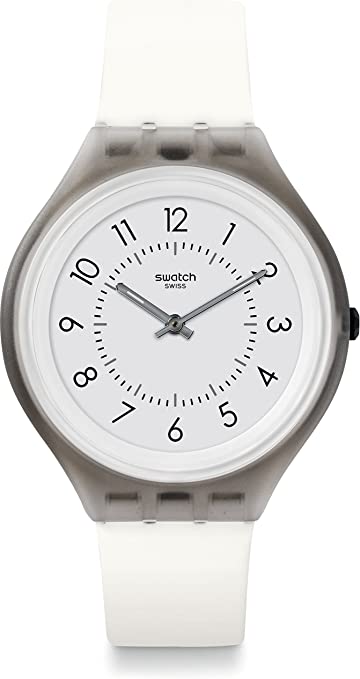 White swatch online watch