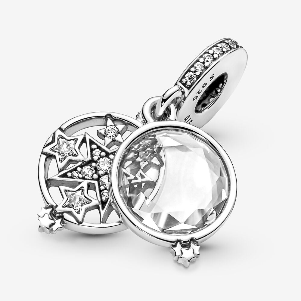 PANDORA Magnified Star Double Dangle 799640C01