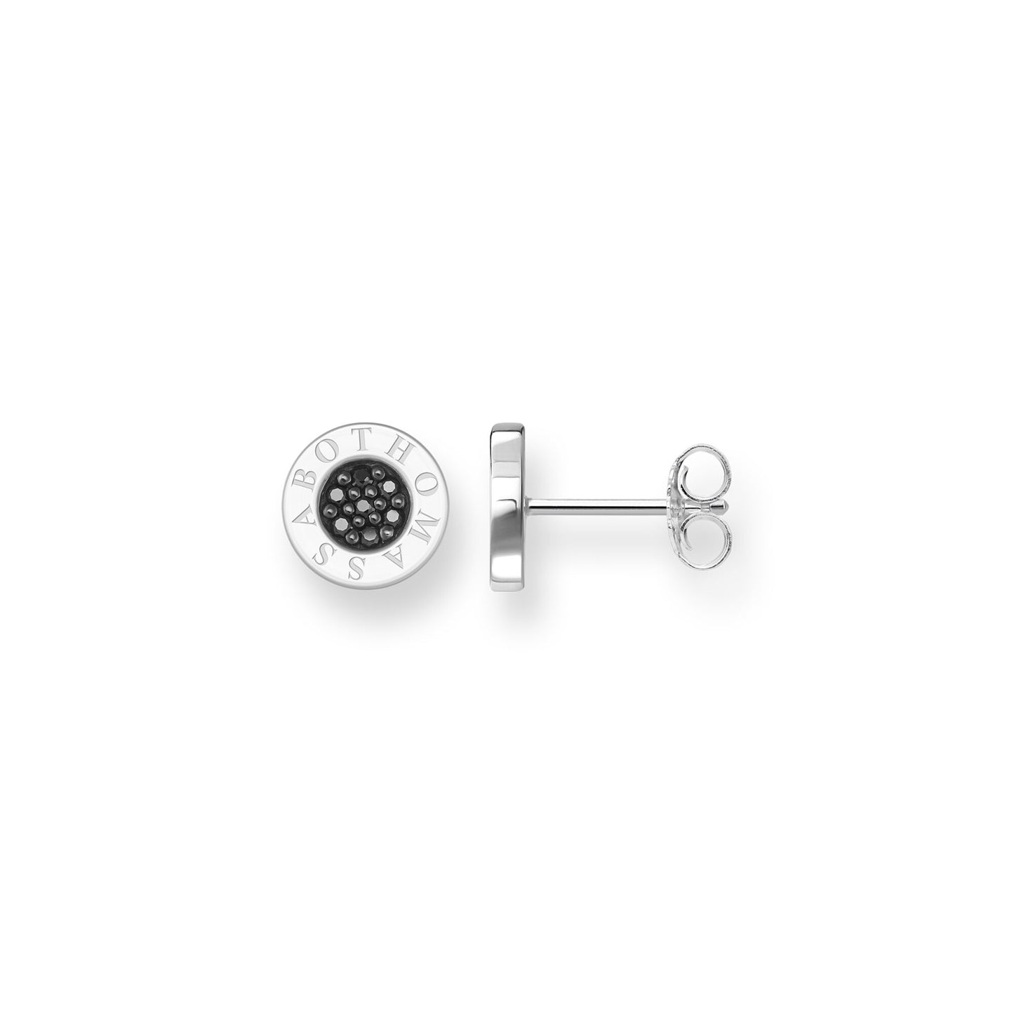 Ear studs classic pavé black H1547-051-11