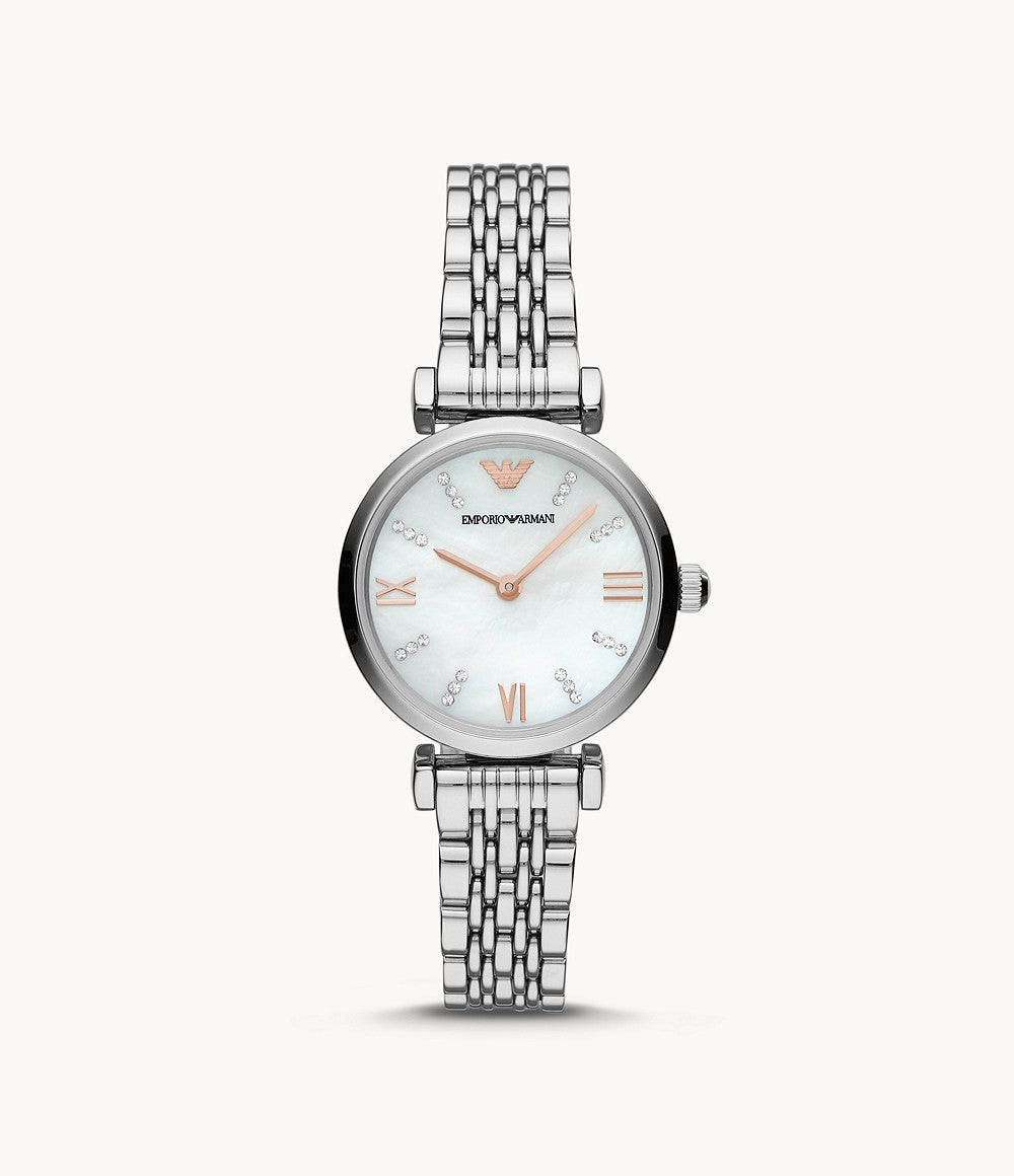 AR11204 Emporio Armani Women's Two-Hand Steel Watch