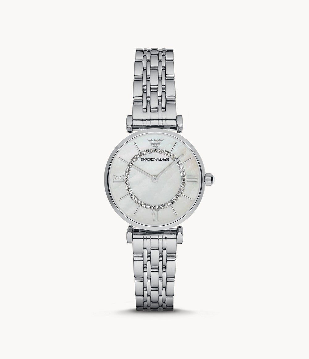 AR1908 Emporio Armani Women s Two Hand Steel Watch Legacy Jewellery