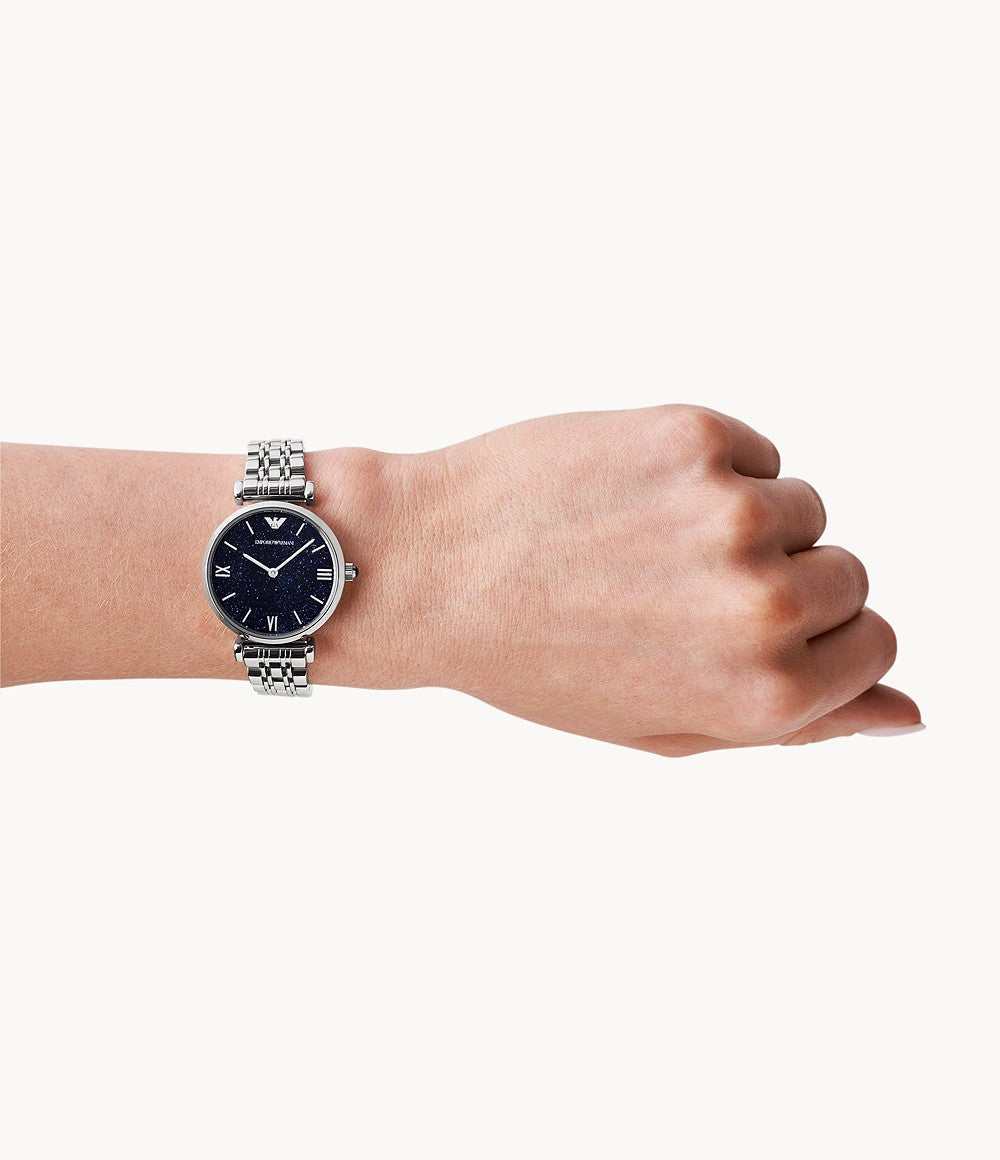 AR11091 Emporio Armani Women's Two-Hand Steel Watch