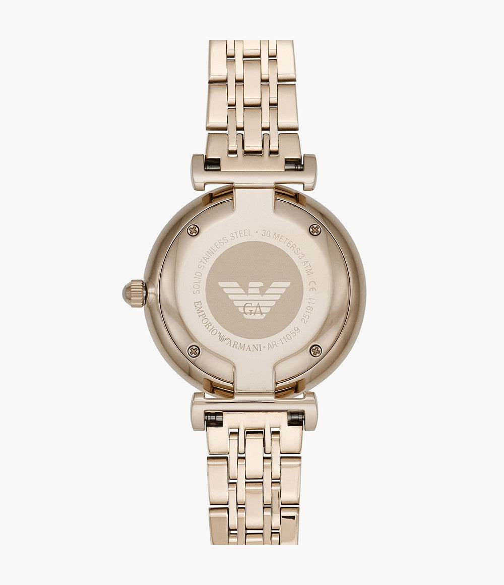 AR11059 Emporio Armani Women’s Two-Hand Pink Stainless Steel Watch