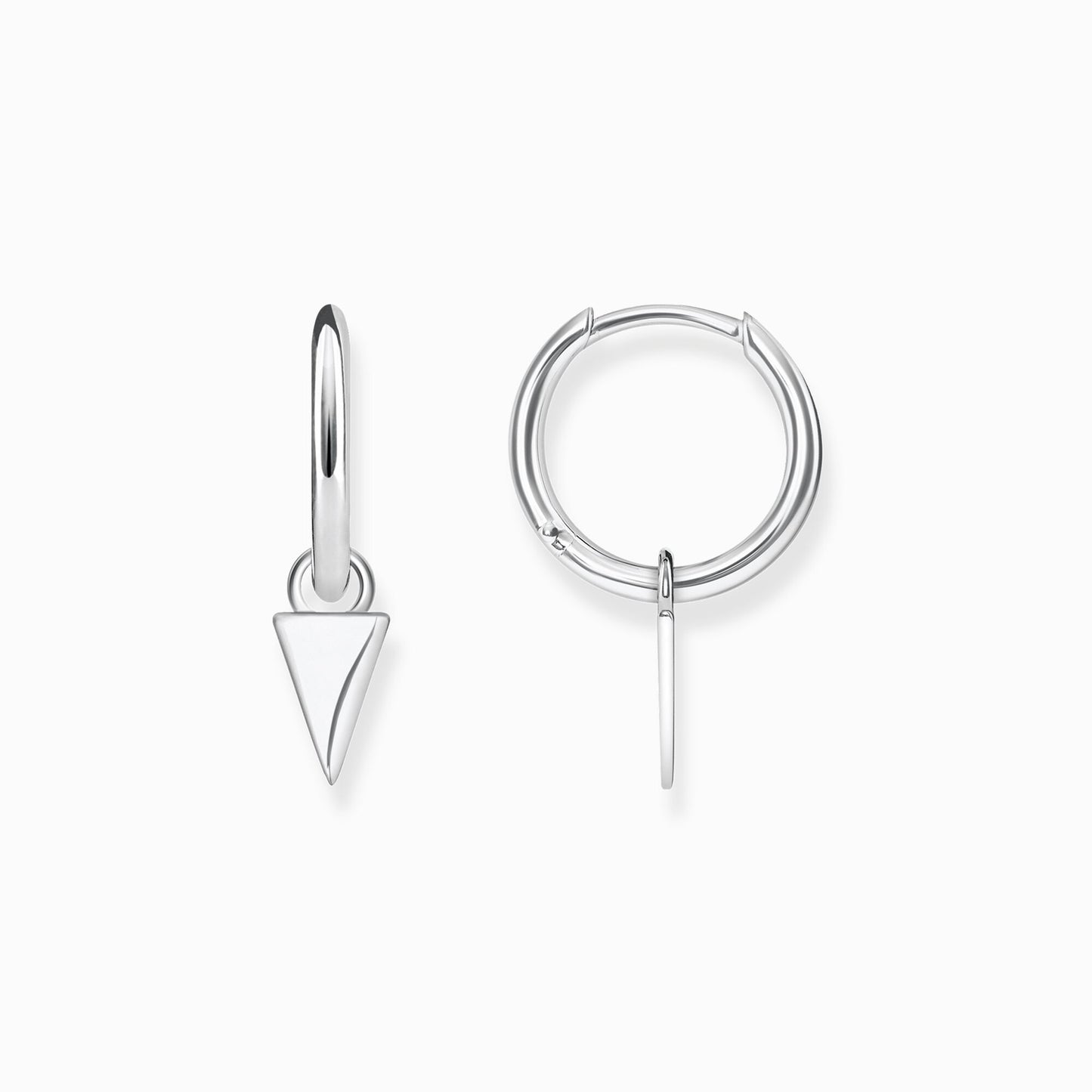 Hoop earrings spikes CR621-001-21