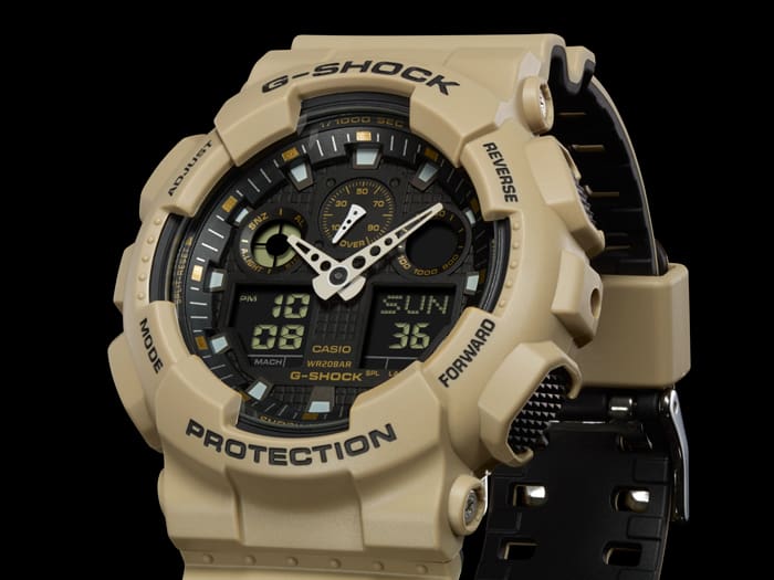 CASIO G-SHOCK GA100L-8A MEN'S WATCH GA-100L-8ACR