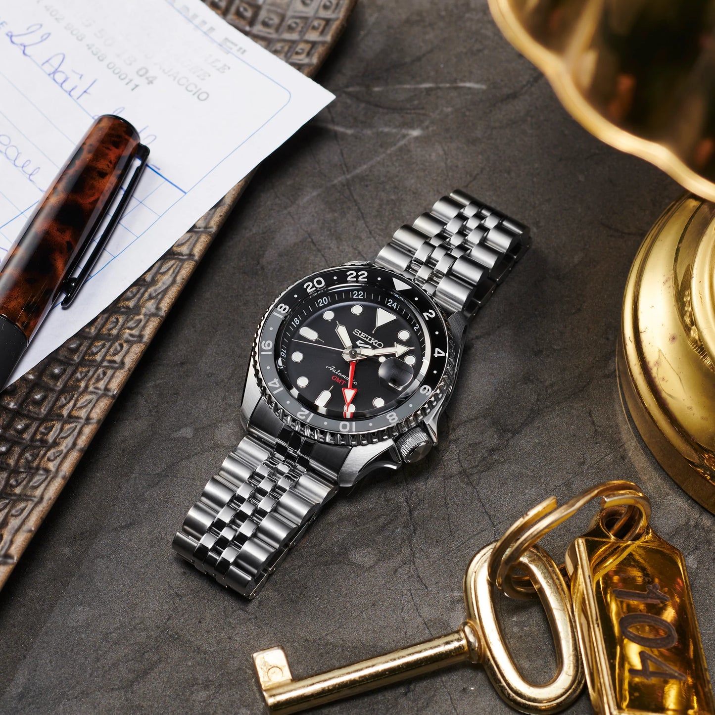 Seiko 5 Sports Automatic GMT ‘Black Grape’ Watch SSK001 SSK001K1