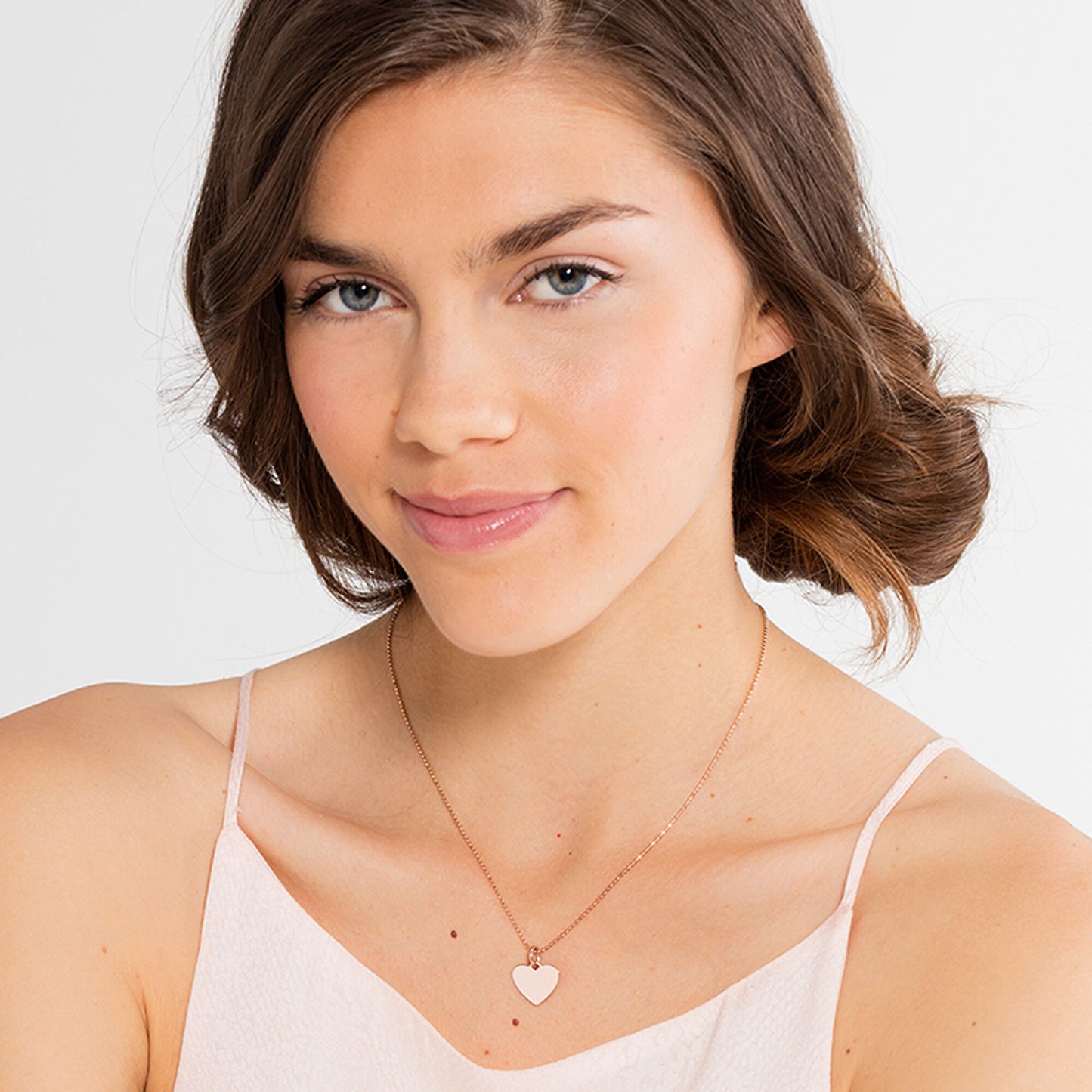 Pendant heart small rose gold LBPE0002-415-12