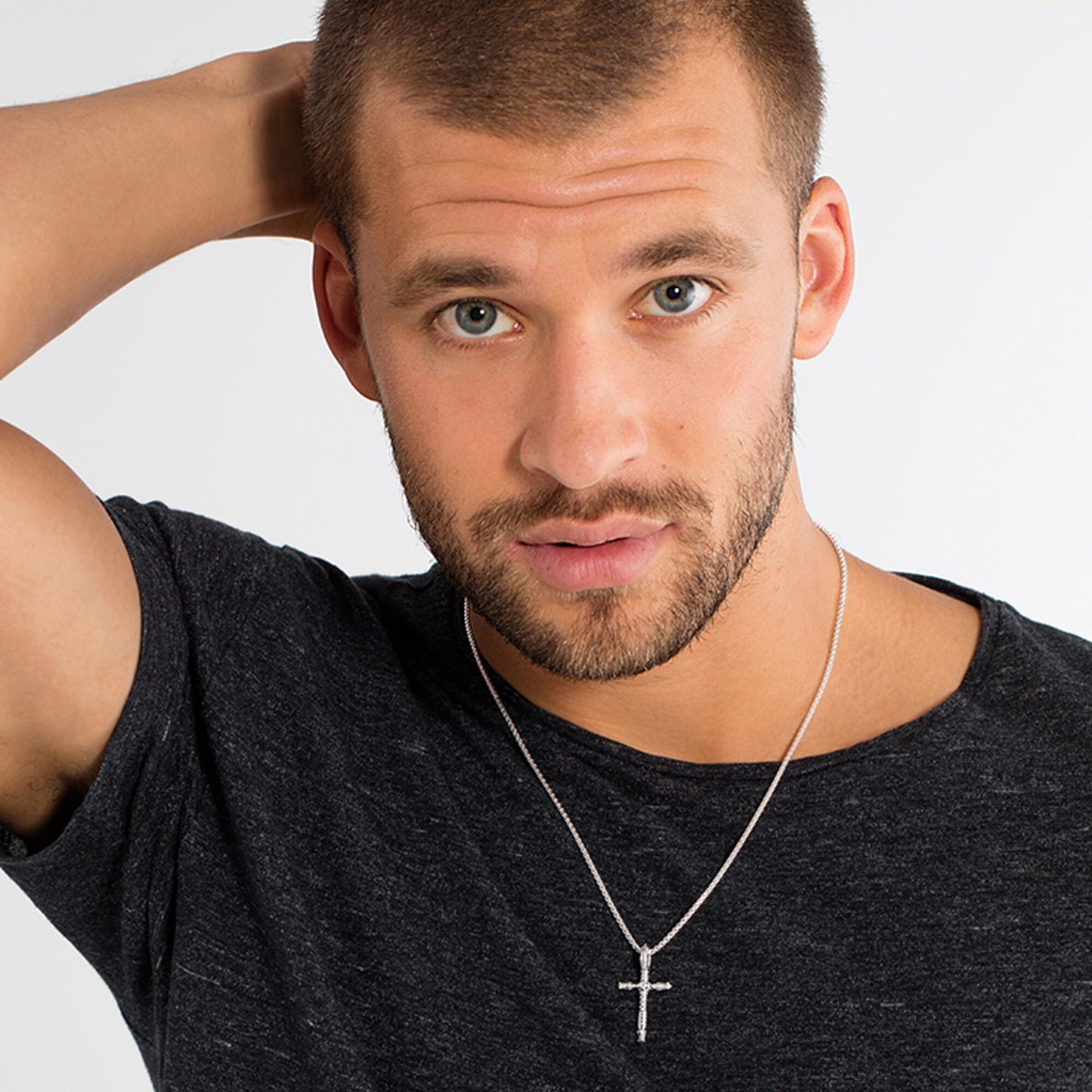 Pendant cross silver PE503-001-12