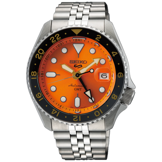 Seiko 5 Sports ‘Mikan Orange’ Automatic GMT Watch SSK005 SSK005K1