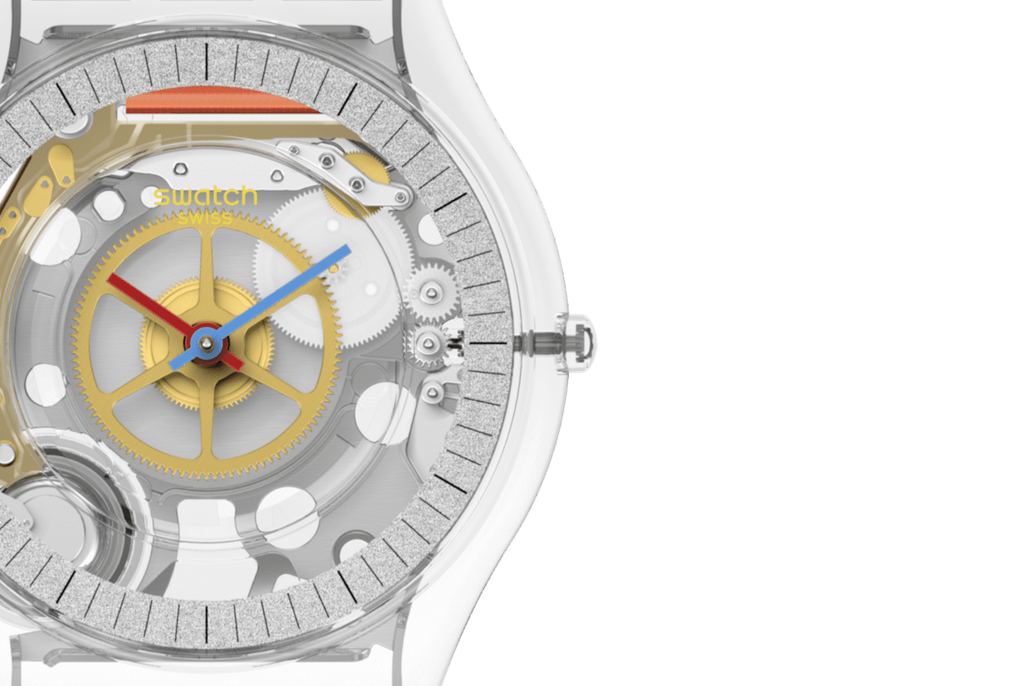 SWATCH SS08K109-S06 SS08K109 CLEARLY SKIN