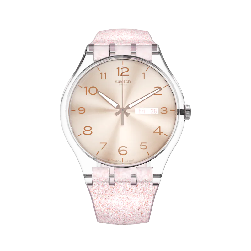SWATCH SUOK703 PINK GLISTAR