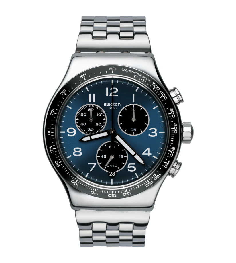 Swatch Boxengasse Men s Chronograph Dial Watch