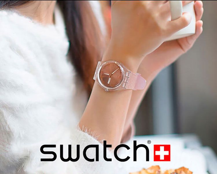 SWATCH SUOK703 PINK GLISTAR
