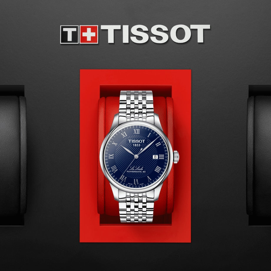 T006.407.11.043.00 TISSOT LE LOCLE POWERMATIC 80 BLUE DIAL T0064071104300