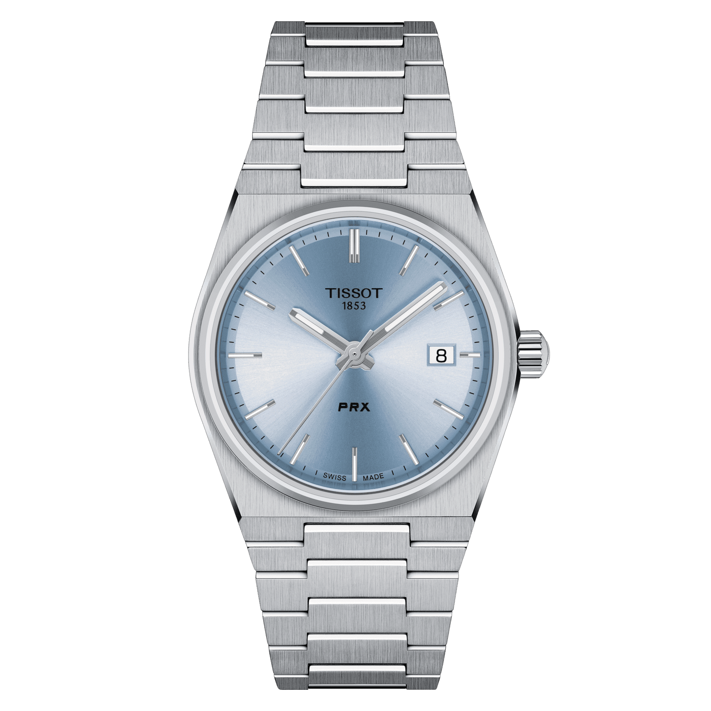 T137.210.11.351.00 TISSOT PRX 35MM LIGHT BLUE DIAL T1372101135100