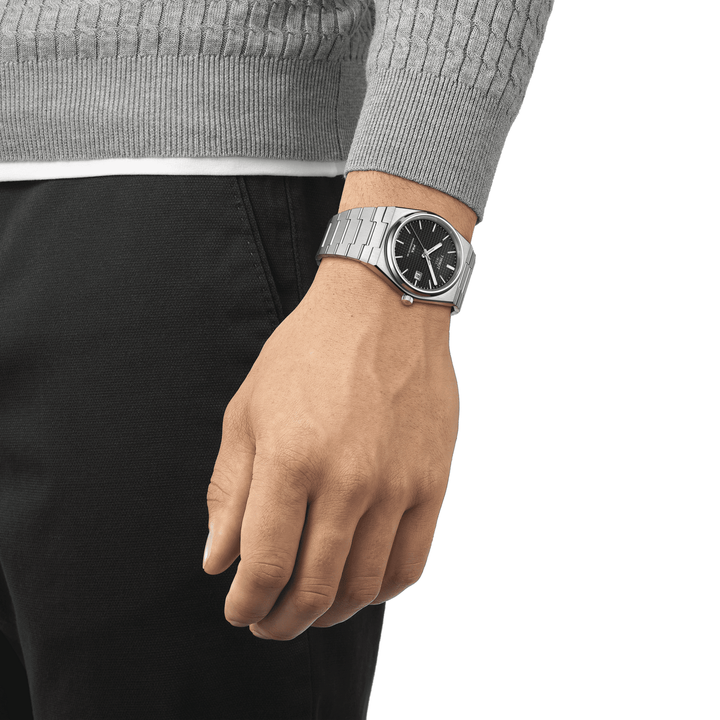 TISSOT PRX POWERMATIC 80 40MM BLACK DIAL T137.407.11.051.00 T1374071105100