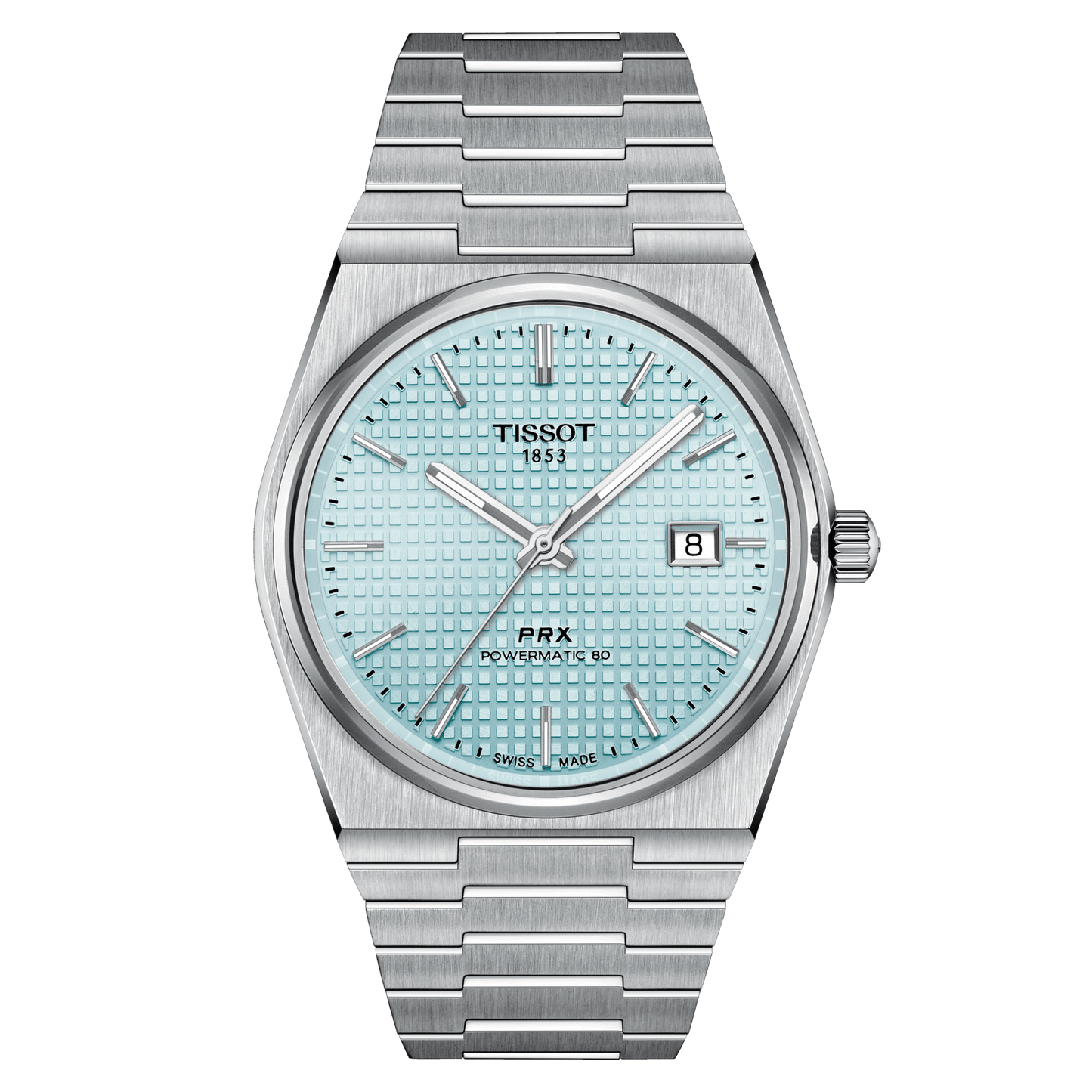 TISSOT PRX POWERMATIC 80 40MM ICE BLUE DIAL T137.407.11.351.00 T1374071135100