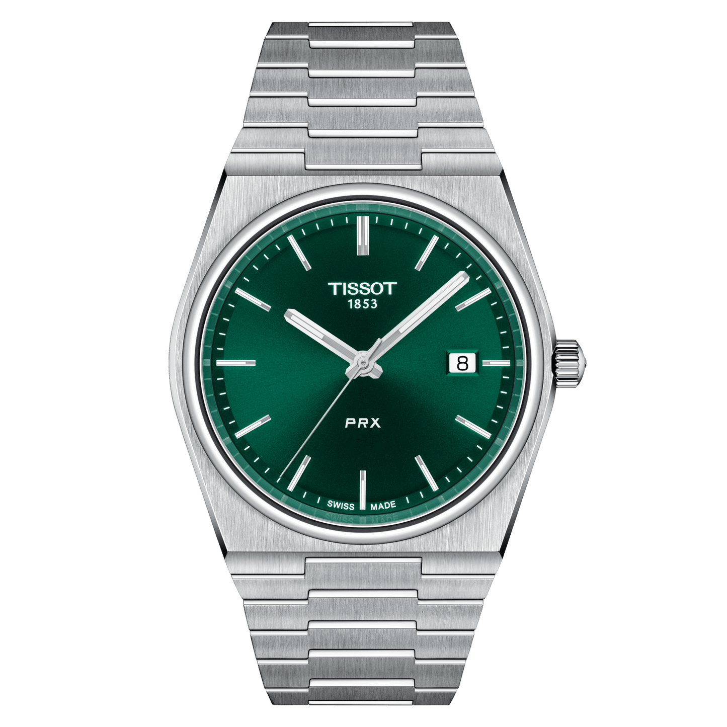 TISSOT PRX GREEN DIAL 40MM QUARTZ T137.410.11.091.00 T1374101109100