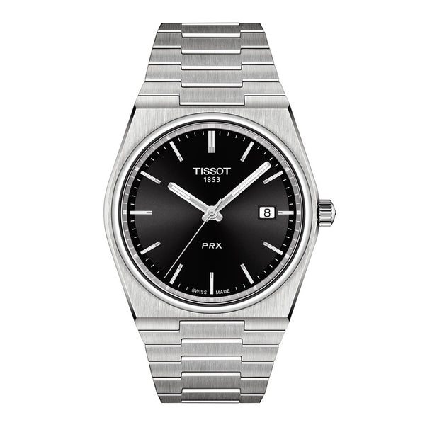 TISSOT PRX BLACK DIAL QUARTZ 40MM T137.410.11.051.00 T1374101105100