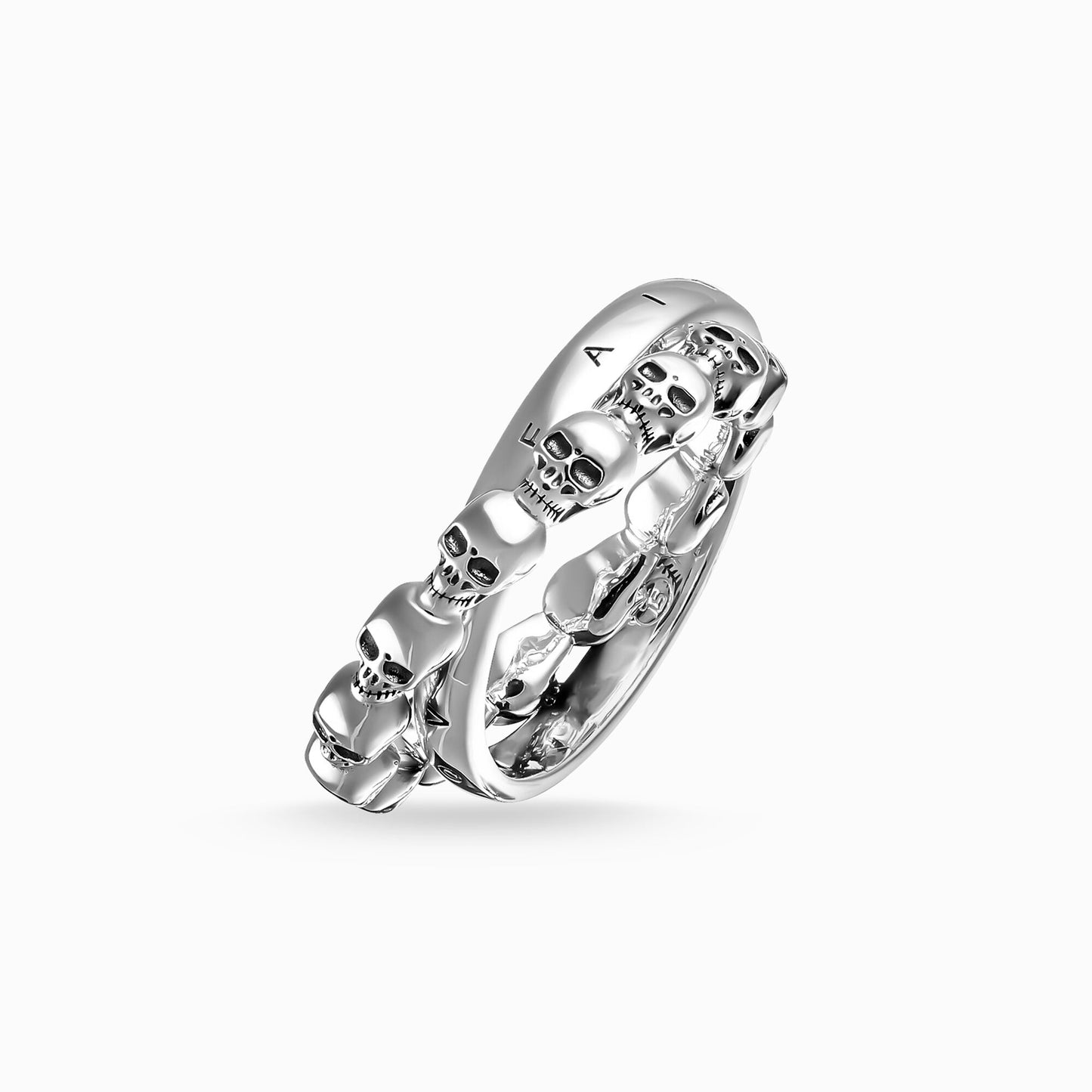 Ring skull, love, faith, hope TR2103-637-12