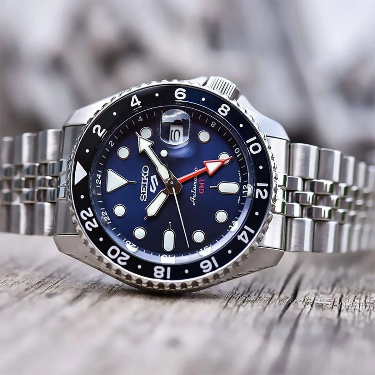 Seiko 5 Sports Automatic GMT ‘Blueberry’ Watch SSK003 SSK003K1