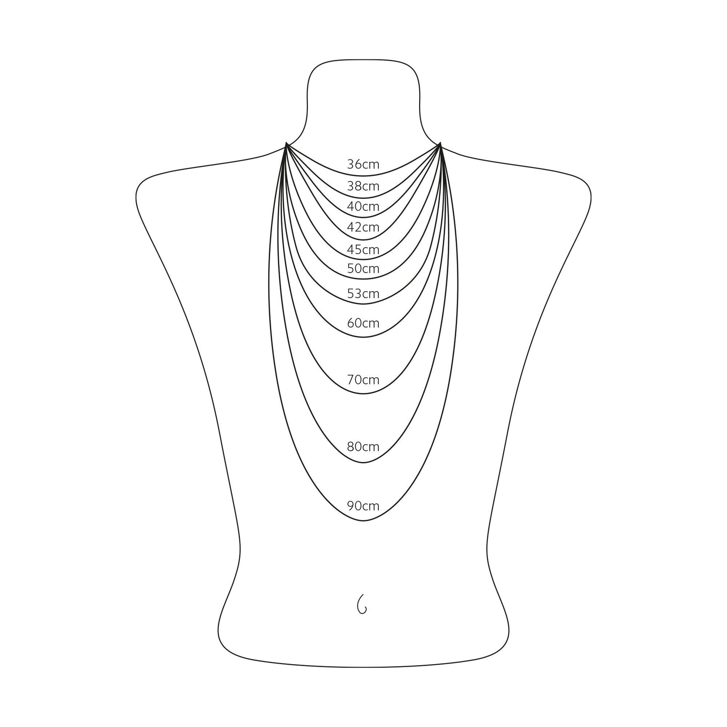 Venezia chain KE1106-001-12-L50V 50cm