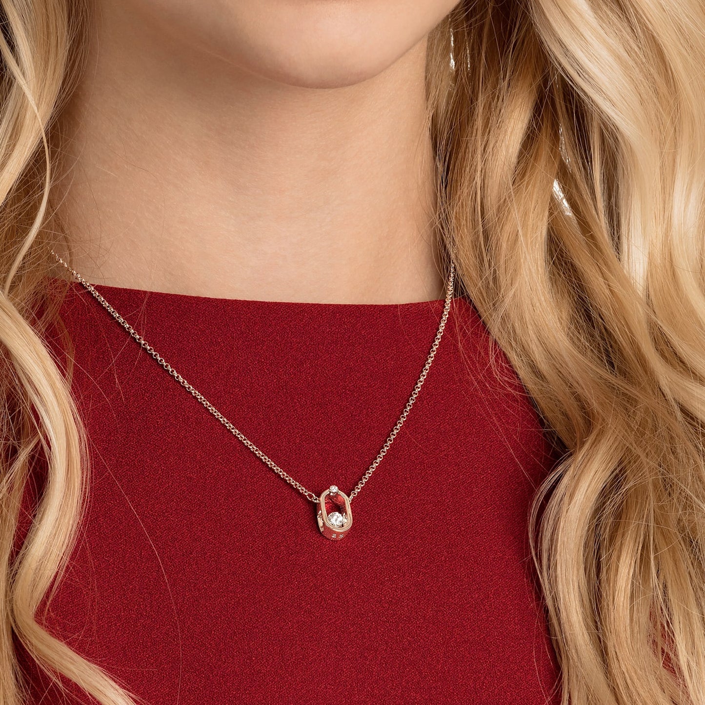 Swarovski Sparkling Dance necklace Round cut 5468084