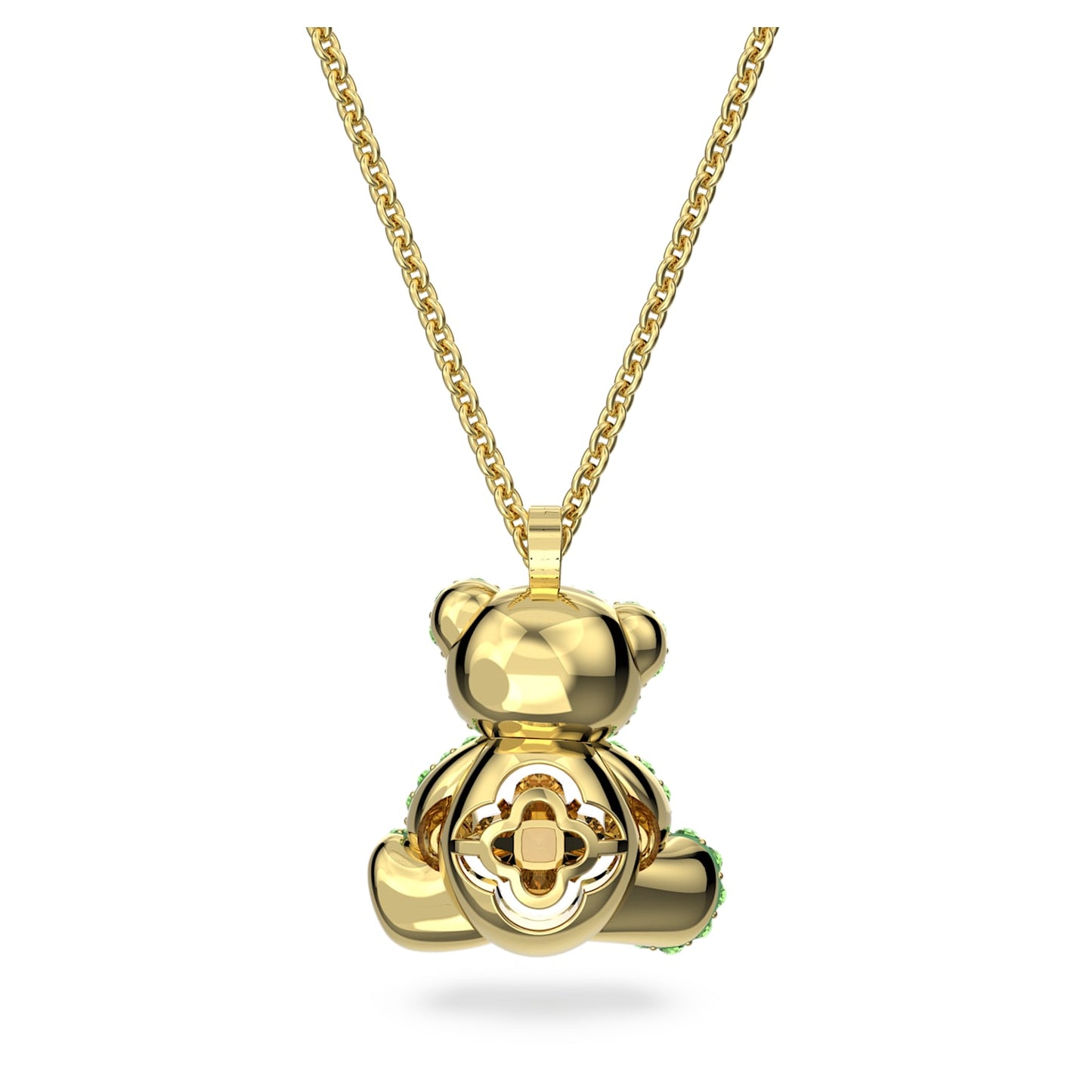 Teddy pendant Bear, Green, Gold-tone plated 5642975