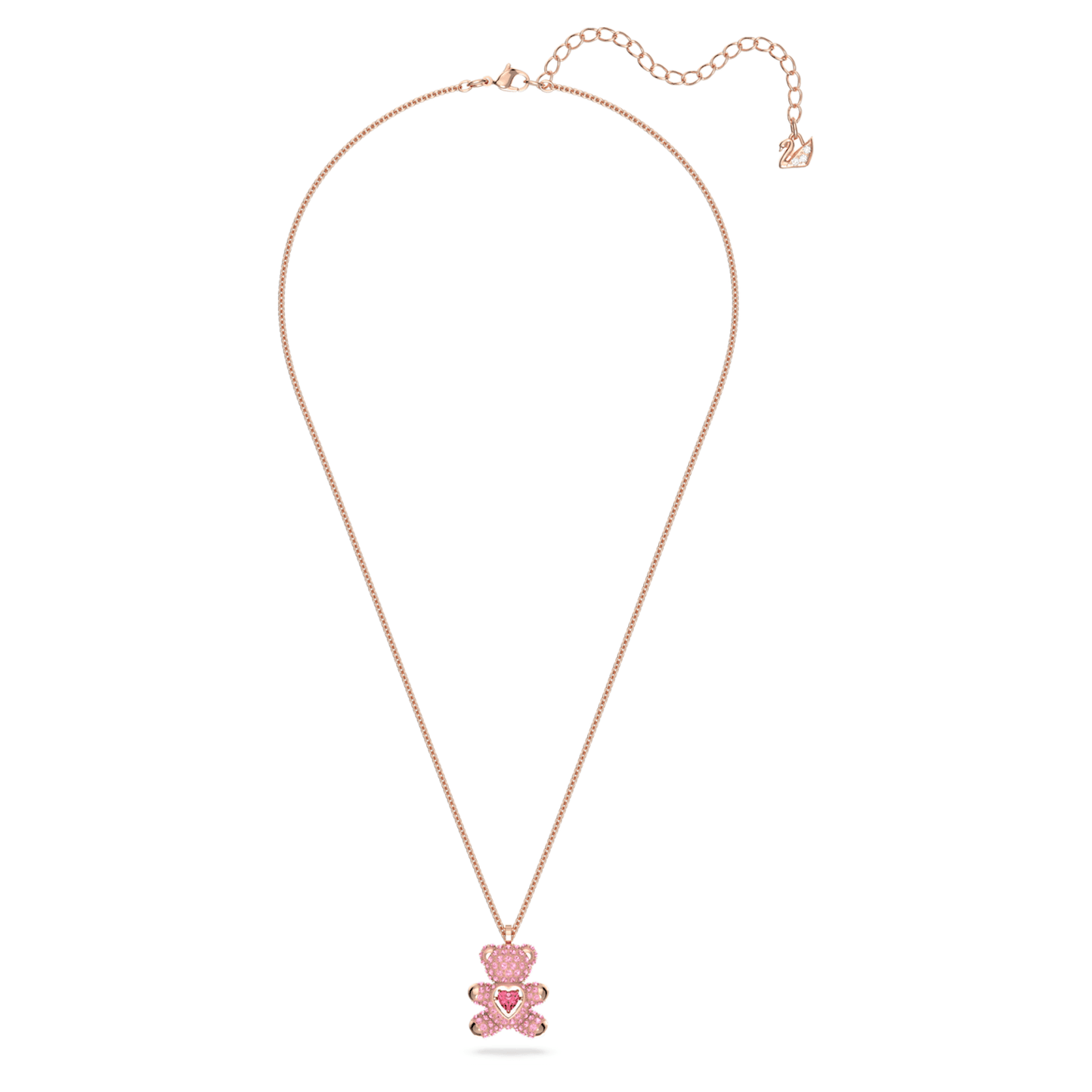 Teddy pendant Bear, Pink, Rose gold-tone plated 5642976