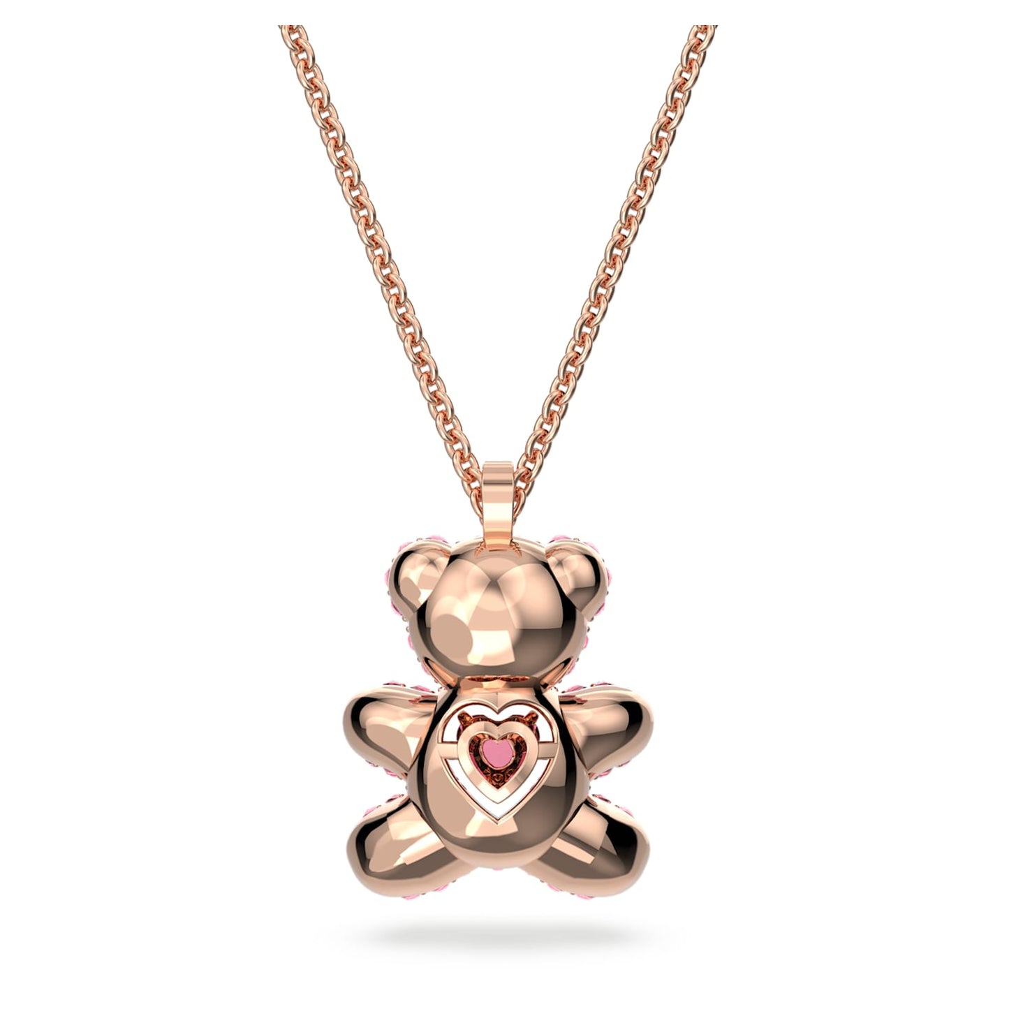 Teddy pendant Bear, Pink, Rose gold-tone plated 5642976