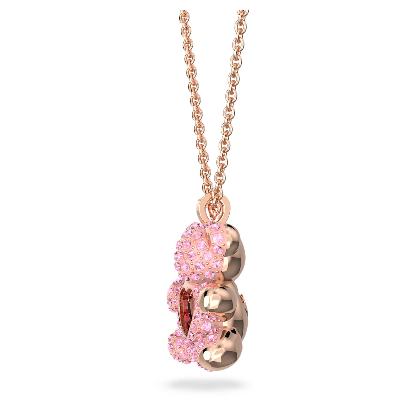 Teddy pendant Bear, Pink, Rose gold-tone plated 5642976