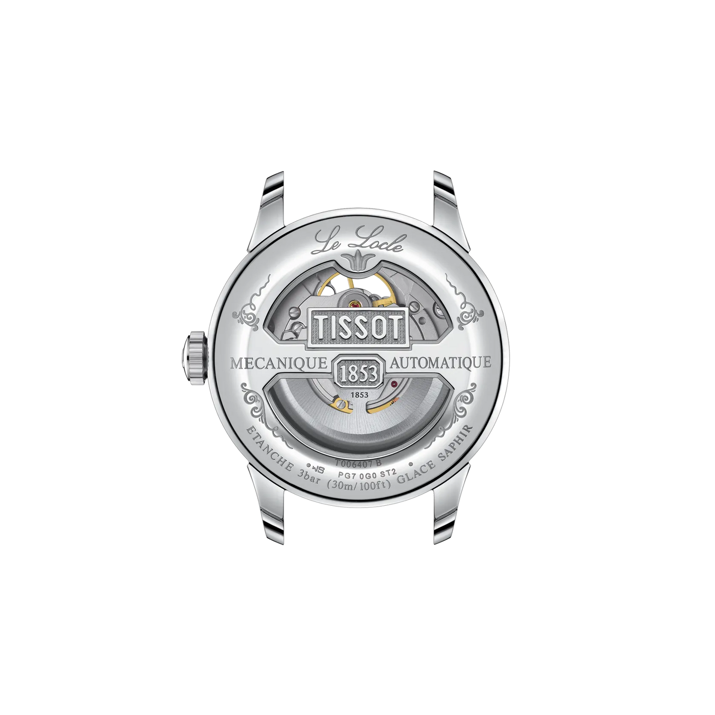 Tissot Le Locle Open Heart 39.3mm T006.407.11.033.02 T0064071103302