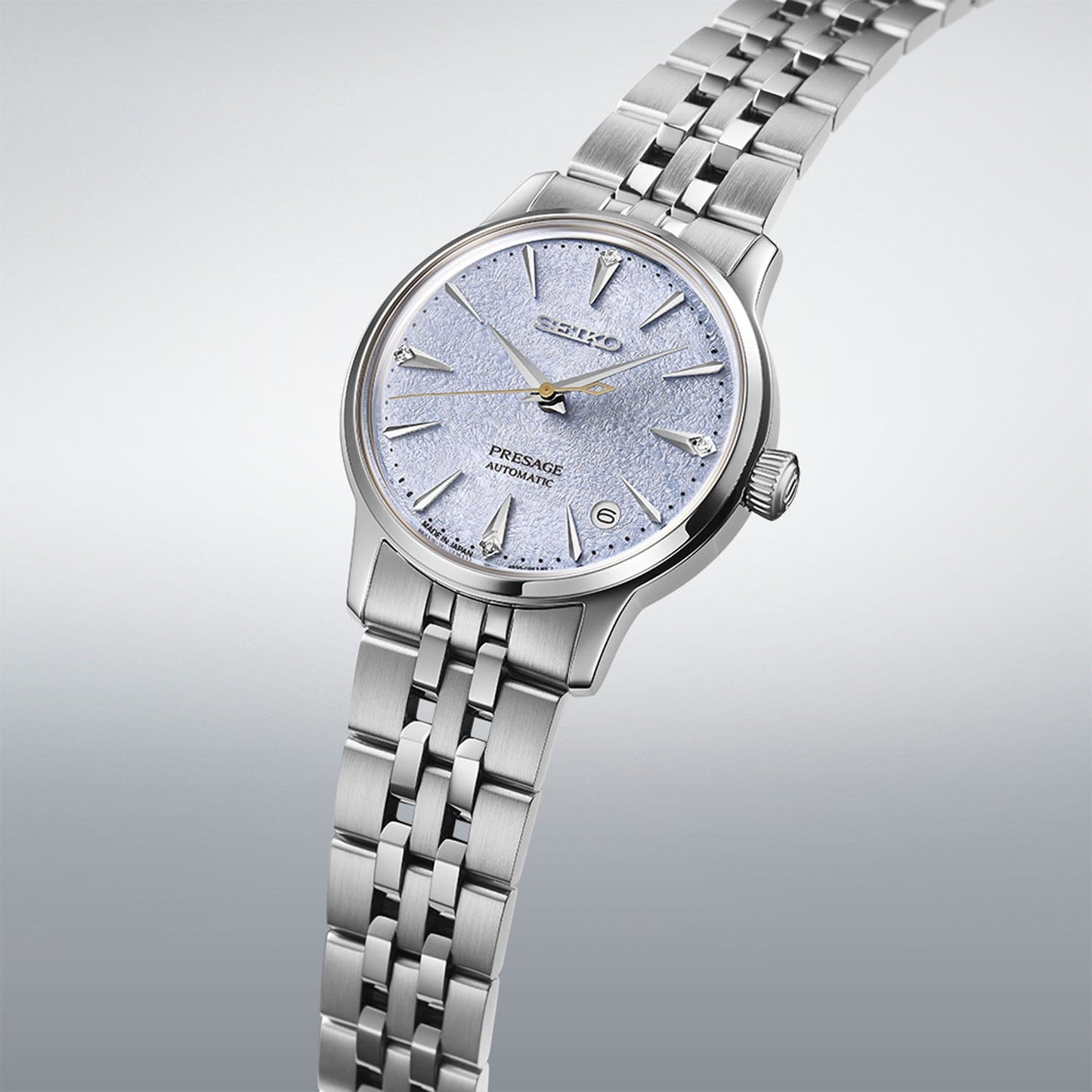 Seiko SRPL61J1 Presage ‘Frozen Skydiving’ Diamond Cocktail Time 34mm SRPL61