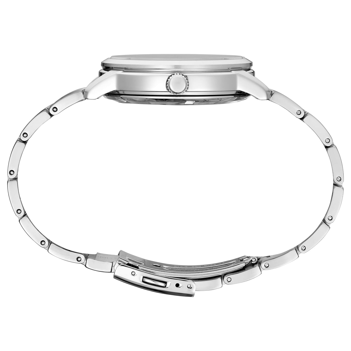 Seiko SRPH85 automatic men’s watch white dial stainless steel bracelet
