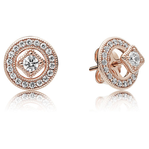 Pandora Rose Vintage Allure Stud Earrings 280721CZ