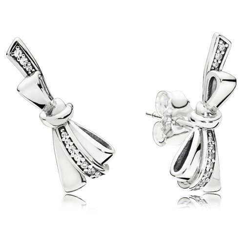 Pandora Brilliant Bow Stud Earrings - 297234CZ