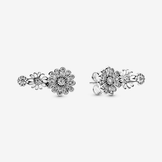 Pandora Sparkling Daisy Flower Trio Stud Earrings 298876C01