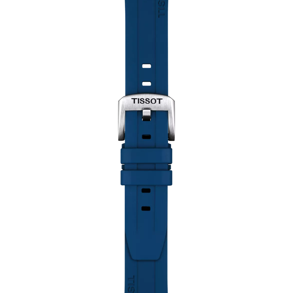 Tissot Official Blue Rubber Strap Lugs 20mm T852.044.837 T852044837